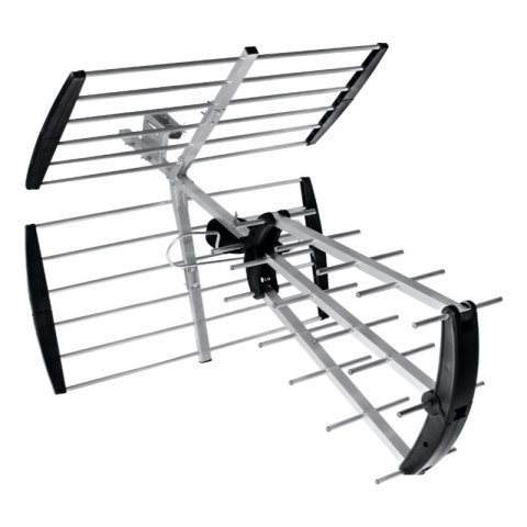 Antena kierunkowa DVB-T / DVB-T2, UHF, 29 elementów, 16 dB, wzmacniacz 24 dB, filtr LTE, karton DPM