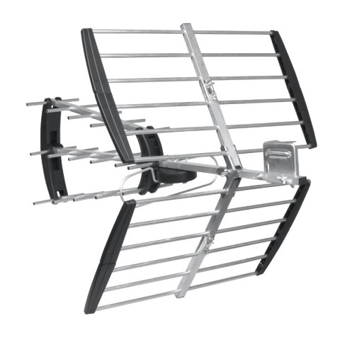 Antena kierunkowa DVB-T / DVB-T2, UHF, 29 elementów, 16 dB, wzmacniacz 24 dB, filtr LTE, karton DPM