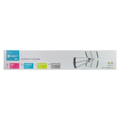 Antena kierunkowa DVB-T / DVB-T2, UHF, 38 elementów, 20 dB, symetryzator, filtr LTE, karton DPM