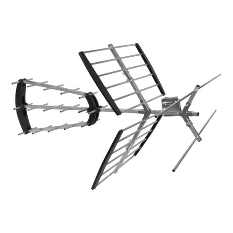 Antena kierunkowa DVB-T / DVB-T2, VHF/UHF, 32 elementy, 8/16 dB, symetryzator, filtr LTE, karton DPM