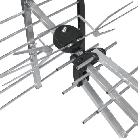 Antena kierunkowa DVB-T / DVB-T2, VHF/UHF, 32 elementy, 8/16 dB, wzmacniacz 24 dB, filtr LTE, karton DPM