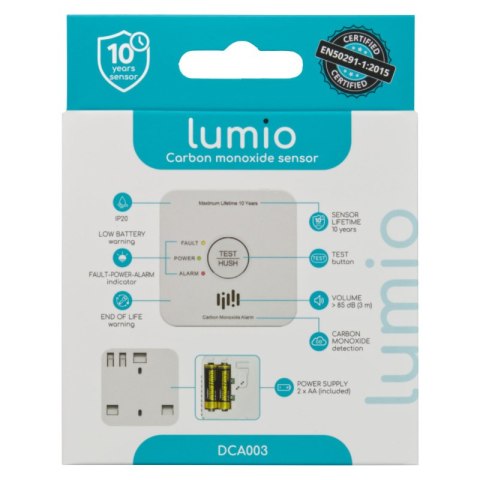 Czujnik czadu, bateryjny, LUMIO