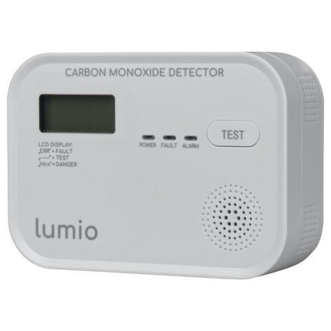 Czujnik czadu z wyświetlaczem, bateryjny, LUMIO