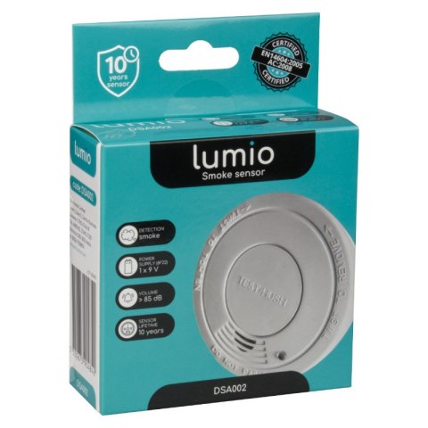 Czujnik dymu, autonomiczny, bateryjny, LUMIO