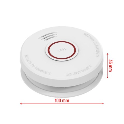 Czujnik dymu, autonomiczny, bateryjny, LUMIO