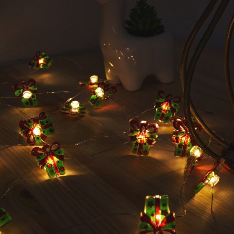 Girlanda LED, 20 x Prezent, 2 x AAA, 2,3 m