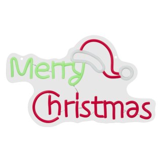 Neon LED "Merry Christmas", 40 x 24 cm