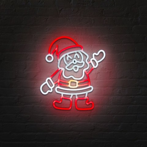 Neon LED "Mikołaj", 40 x 43.5 cm