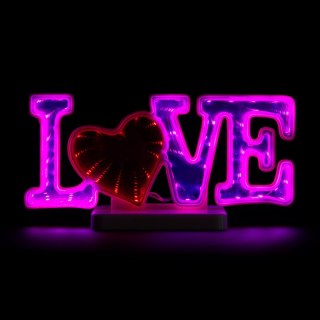 Neon LED "love", biurkowy