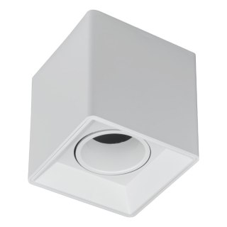 Oprawa GU10, regulowana, natynkowa, kwadratowa, biała