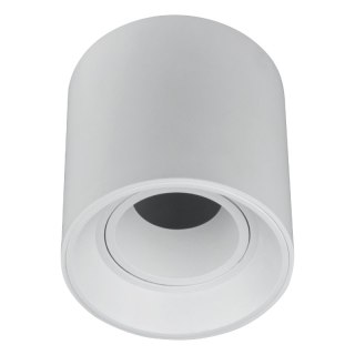 Oprawa GU10, regulowana, natynkowa, okrągła, biała