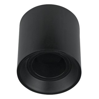 Oprawa GU10, regulowana, natynkowa, okrągła, czarna