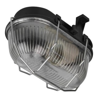 Oprawa kanałowa E27, IP44, metal, czarna