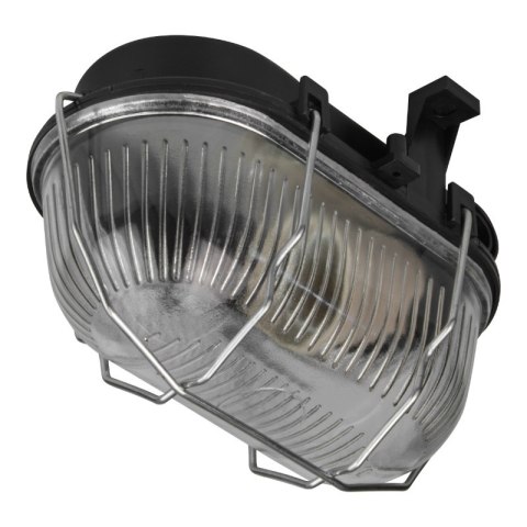 Oprawa kanałowa E27, IP44, metal, czarna