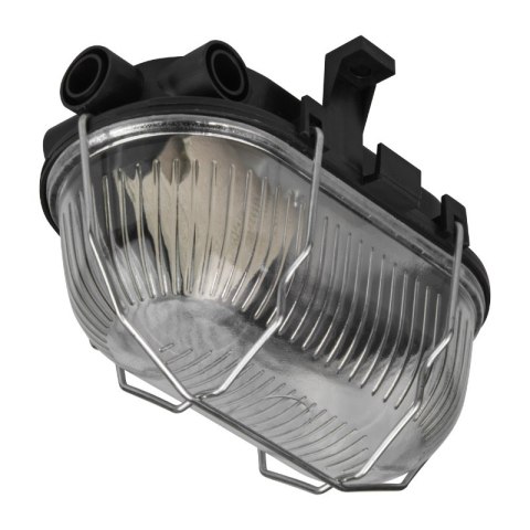 Oprawa kanałowa E27, IP44, metal, czarna