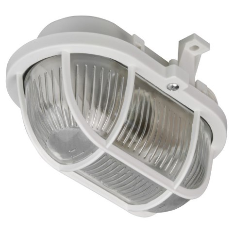 Oprawa kanałowa E27, IP44, plastik, biała