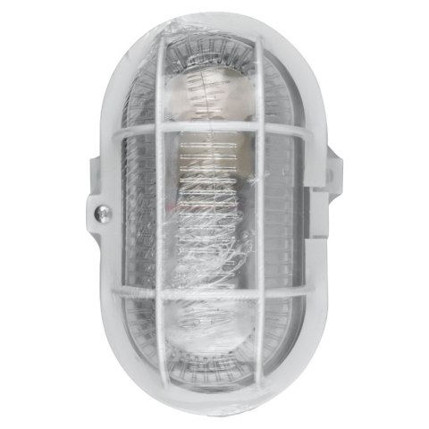Oprawa kanałowa E27, IP44, plastik, biała