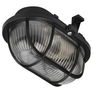 Oprawa kanałowa E27, IP44, plastik, czarna