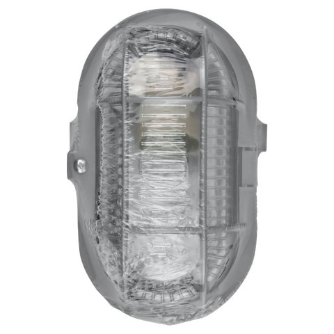 Oprawa kanałowa E27, IP44, plastik, szara