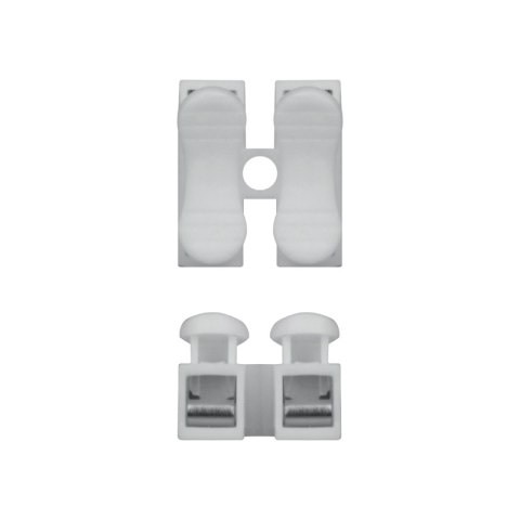 Oprawy sufitowe oczka, GU10, 3,5 W, 3000 K, kwadratowe, czarne, 3 szt.