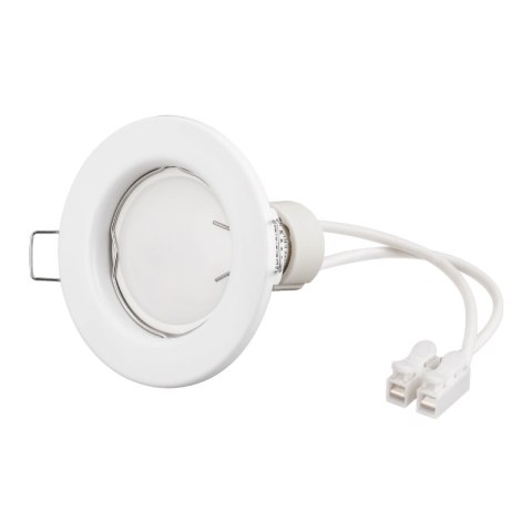 Oprawy sufitowe oczka, GU10, 3,5 W, 3000 K, okrągłe, białe, 3 szt.