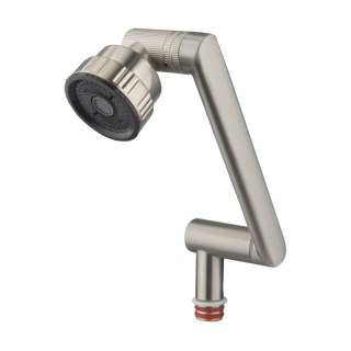 Wylewka obrotowa 3D 360°, inox, IWH931, Noveen