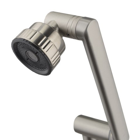 Wylewka obrotowa 3D 360°, inox, IWH931, Noveen