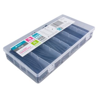 Zestaw rurek termokurczliwych 10 cm, 100 szt., czarne DPM