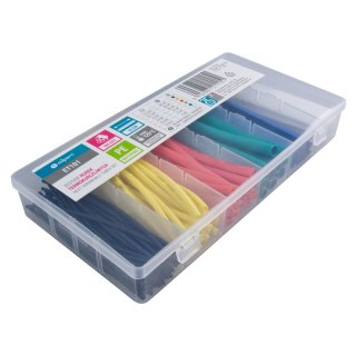 Zestaw rurek termokurczliwych 10 cm, 100 szt., mix kolorów DPM