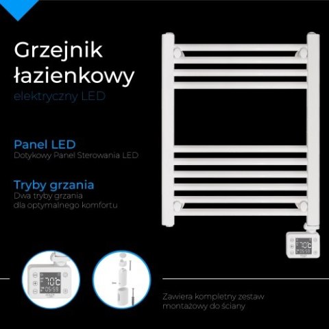 Adler Grzejnik łazienkowy elektryczny LED