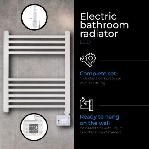 Adler Grzejnik łazienkowy elektryczny LED