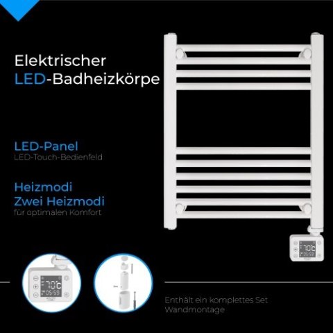 Adler Grzejnik łazienkowy elektryczny LED