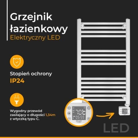 Adler Grzejnik łazienkowy elektryczny LED