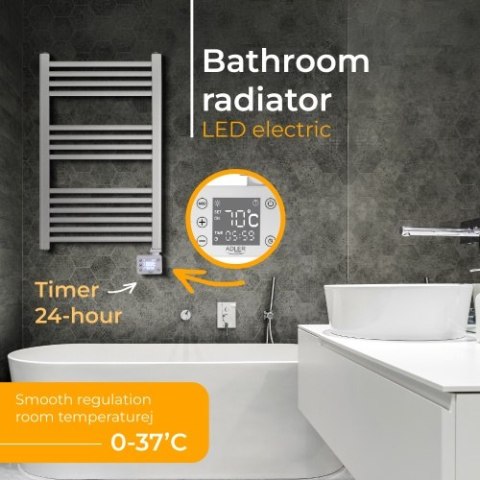 Adler Grzejnik łazienkowy elektryczny LED