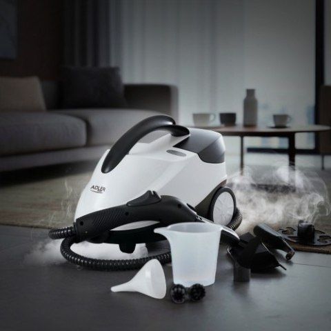 Adler Myjka parowa 4w1 | Mop parowy | Czyścik do tapicerki | Myjka do szyb |