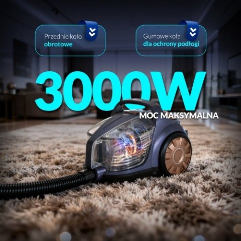 Adler Odkurzacz cyklonowy 3,5 L | Filtr HEPA 13 | 5 końcówek w zestawie