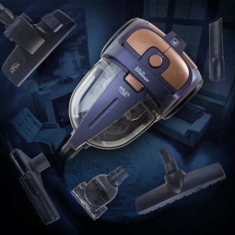 Adler Odkurzacz cyklonowy 3,5 L | Filtr HEPA 13 | 5 końcówek w zestawie