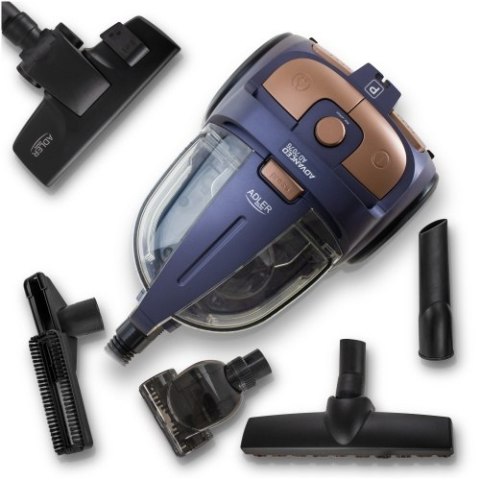 Adler Odkurzacz cyklonowy 3,5 L | Filtr HEPA 13 | 5 końcówek w zestawie