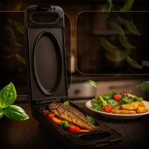 Adler Opiekacz wielofunkcyjny - opiekanie, pieczenie, grillowanie