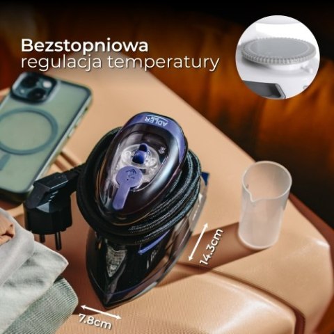 Adler Parowe żelazko turystyczne