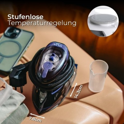 Adler Parowe żelazko turystyczne