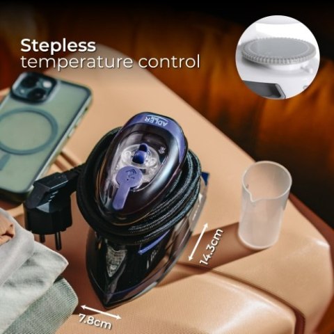 Adler Parowe żelazko turystyczne