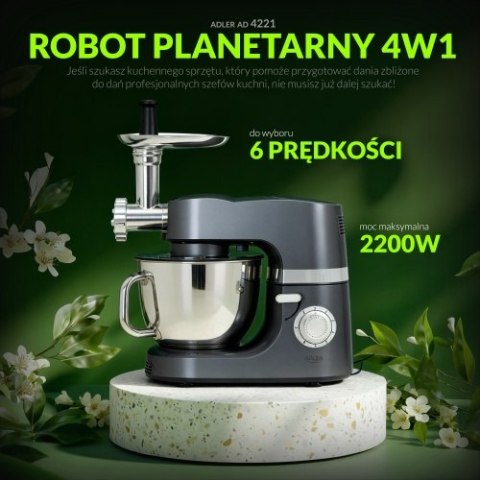 Adler Robot planetarny 2200W 7L 4w1
