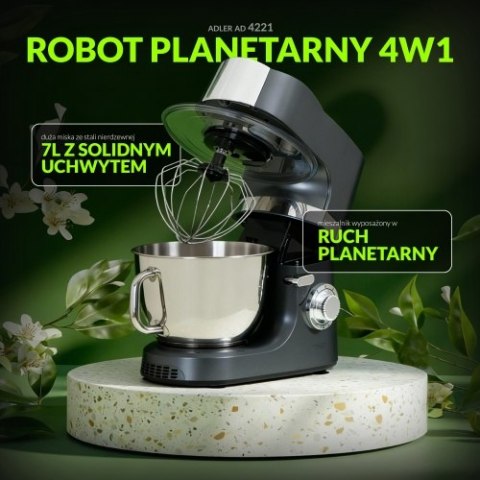Adler Robot planetarny 2200W 7L 4w1