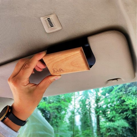 Drewniany zapach do samochodu DUFT Tobacco&Vanilia, naturalny dyfuzor z uchwytem