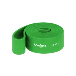 Guma do ćwiczeń TPE - Power Band PT-5, zielona 23-55 kg REBEL ACTIVE
