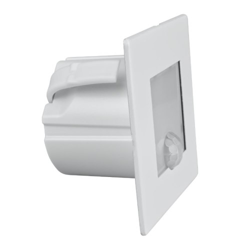 Oprawa schodowa LED z czujnikiem ruchu, kwadratowa, biała DPM