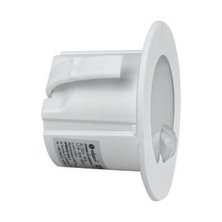 Oprawa schodowa LED z czujnikiem ruchu, okrągła, biała DPM