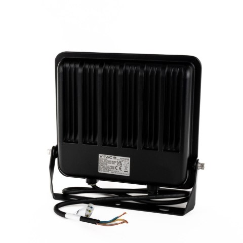 Projektor LED V-TAC CREE CHIP 100W 135lm/W czarna obudowa przewód 1m IP65 VT-44101 4000K 11480lm 6 lat gwarancji