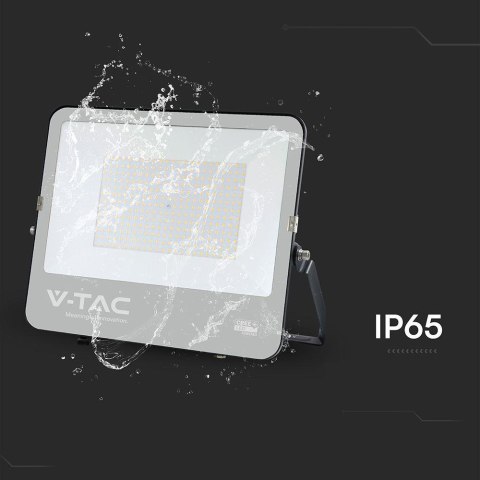 Projektor LED V-TAC CREE CHIP 300W 135lm/W czarna obudowa przewód 1m IP65 VT-44003 4000K 40500lm 6 lat gwarancji